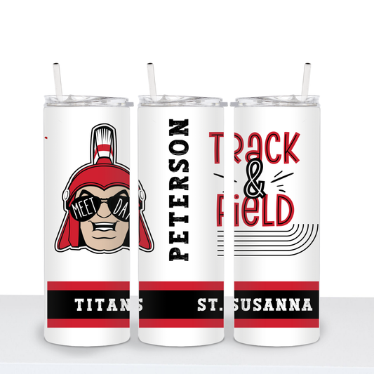 TRACK—PERSONALIZED—Titan "Meet Day" Tumbler