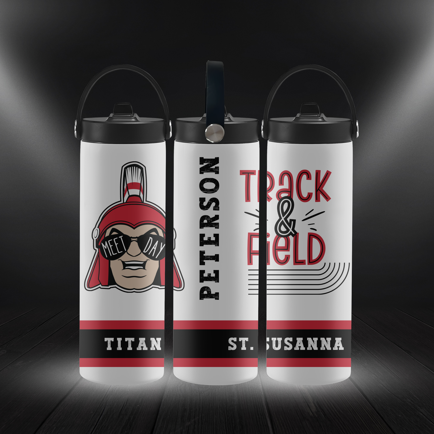 TRACK—PERSONALIZED— Titan "Meet Day" Tumbler