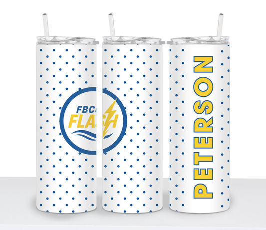 Flash Polka Dot 20oz Tumbler