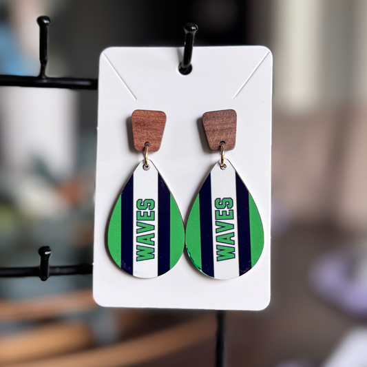 Vertical Waves Earrings