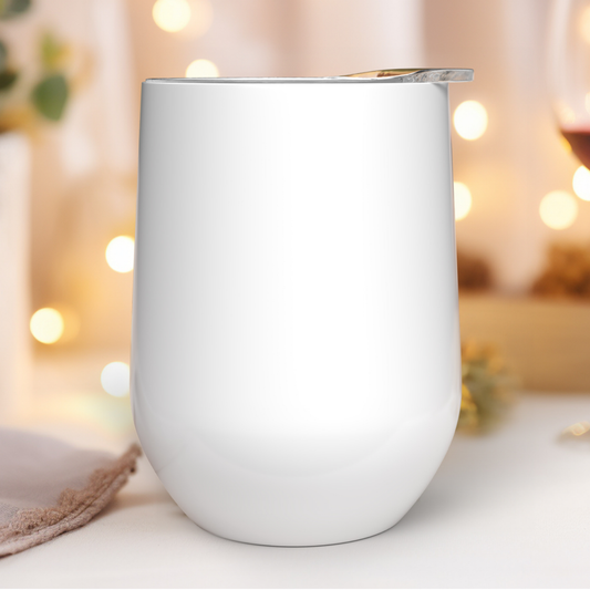 12oz Stainless Steel Wine Tumbler