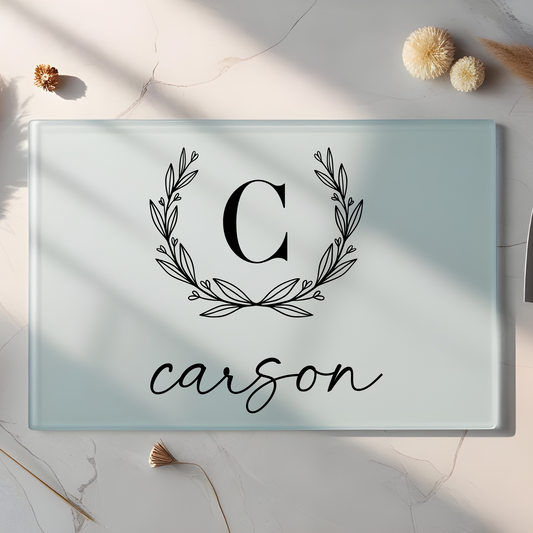 WREATH INITIAL & NAME
