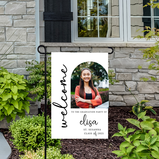 GRADUATION—Welcome Sign A—DOUBLE SIDED