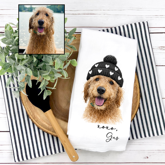 XOXO, Your Pup Decorative Towel